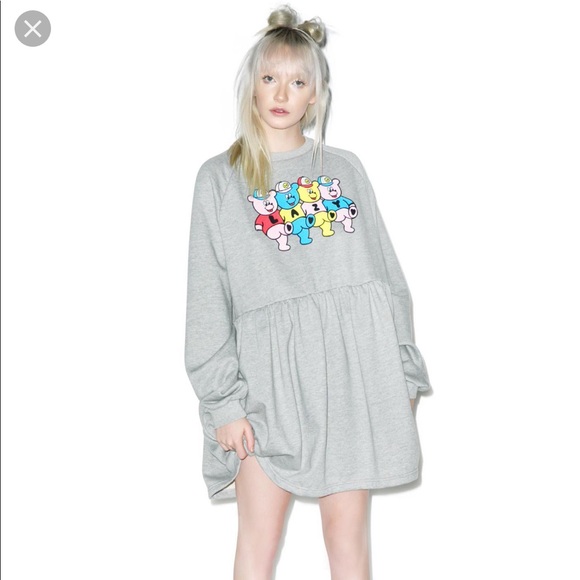 Lazy Oaf Dresses & Skirts - Lazy oaf teddy dress